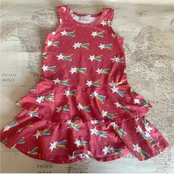 HA Shooting Star Tank Dress Size 6-7 - Picture 1 of 4